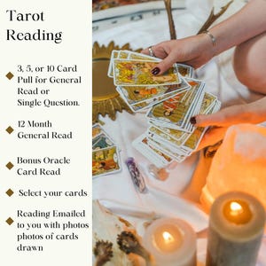Tarot Legung - 3,5,7, 12 Karte oder 12 Monate