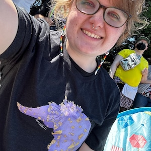 Nonbinary Nudibranch T-shirt | Pride Shirt | LGBTQ+ T Shirt | Subtle Pride Apparel | Sea Slug Shirt