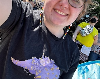 Nonbinary Nudibranch T-shirt | Pride Shirt | LGBTQ+ T Shirt | Subtle Pride Apparel | Sea Slug Shirt