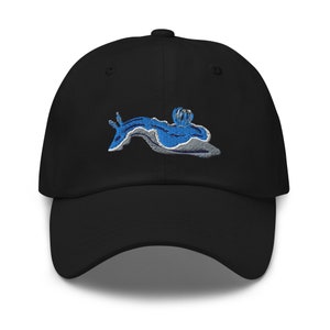 Nudibranch Baseball Hat | Embroidered Cap | Sea Slug Dad Hat | Loch’s chromodoris