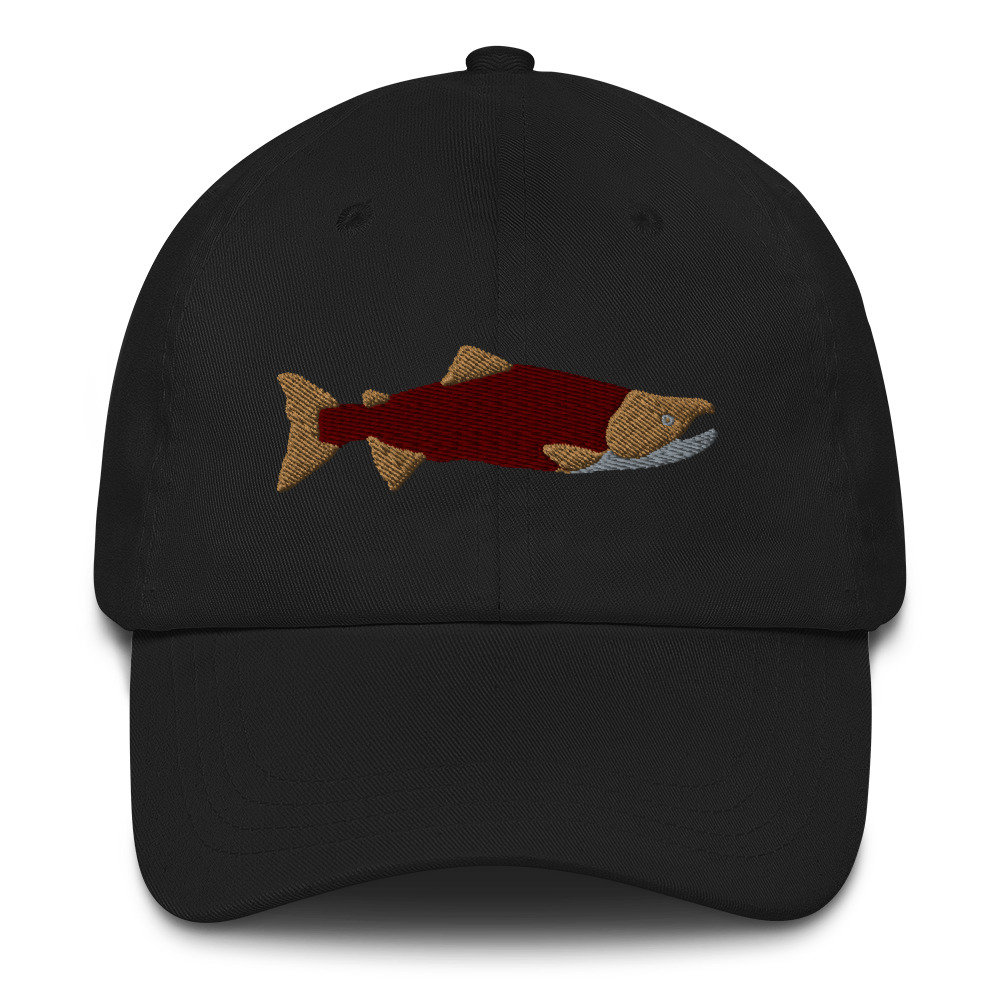 Flat Bill Fish Hat 