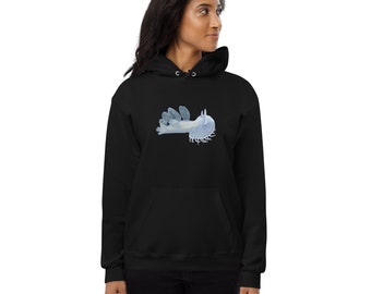 Hooded Nudibranch Hoodie Unisex fleece hoodie | Hoodied Nudibranch | Sea Slug Sweater | PNW sweater