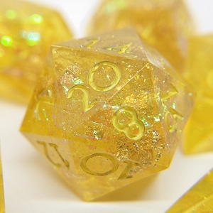 8 Piece Dice Set - Sunspot