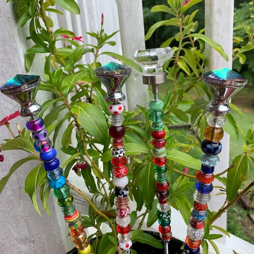 Glass Beaded Fairy Wands Can Customize Colors - Garden Fairy Wand Diy