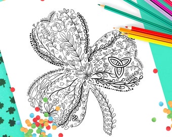 Download Irish Coloring Pages Etsy