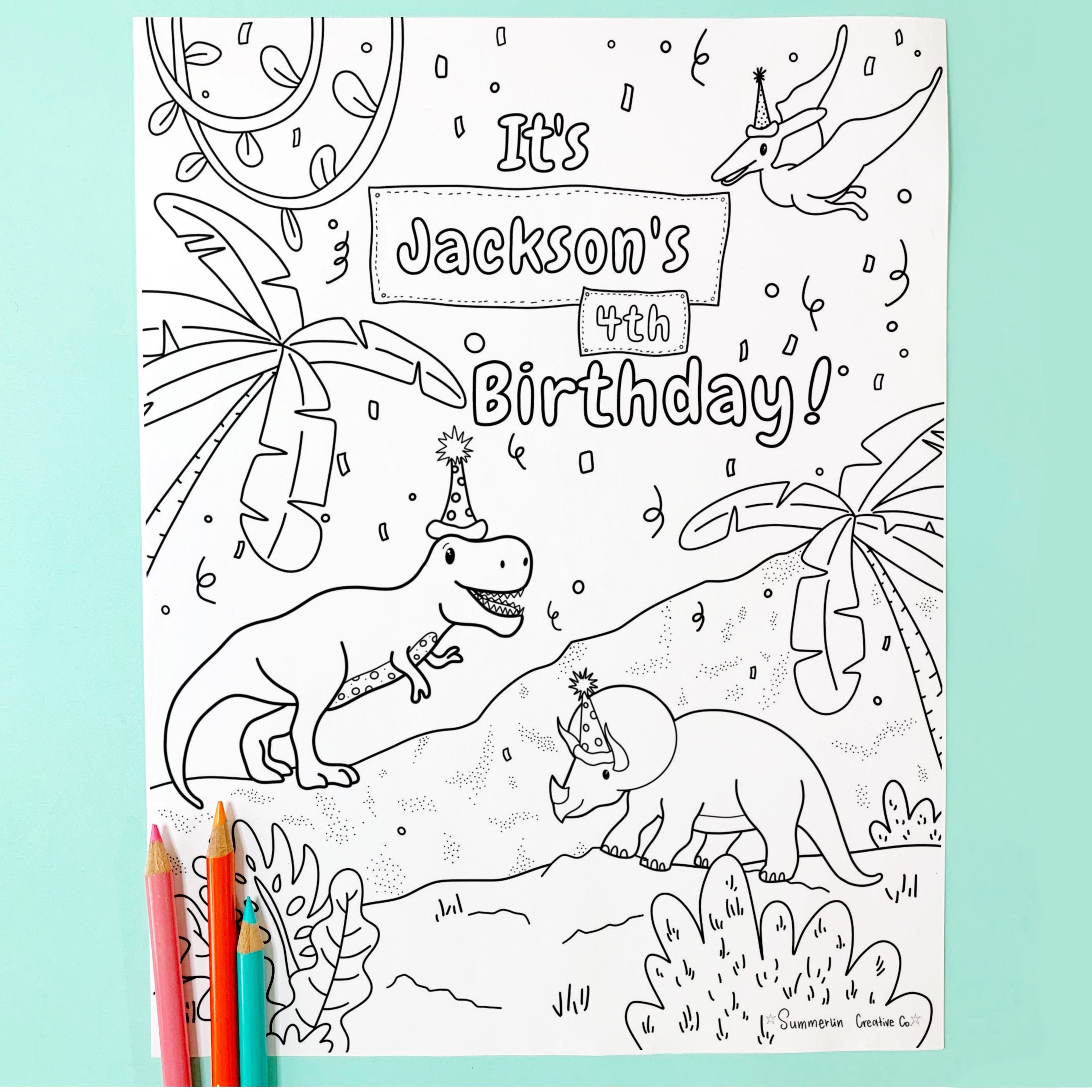printable-dinosaur-birthday-coloring-pages