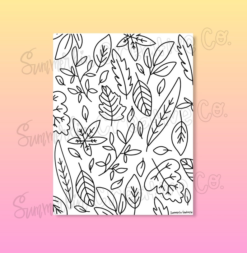Pode incluir: Impress&atilde;o em preto e branco de arte linear com um padr&atilde;o de v&aacute;rias folhas e ramos. A impress&atilde;o &eacute; sobre fundo branco e tem um design simples e minimalista.