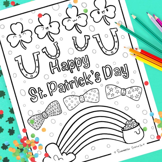Coloring Page For St. Patrick's Day Coloring Page For Kids