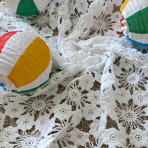 Crochet doily, handmade, knitted, tablecloth, flower, perfect gift for your mother or decoration idea width 18 inch height 18.5inch white