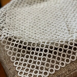 Crochet doily, handmade, knitted, tablecloth, perfect gift for your mother or decoration idea big size color is white 15.5 inch