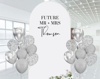 Future Mr and Mrs Bridal Shower Decal, Personalized Bridal Shower Decal, Bridal Shower Part Decal, Engagement Party Decal ,future mr and mrs