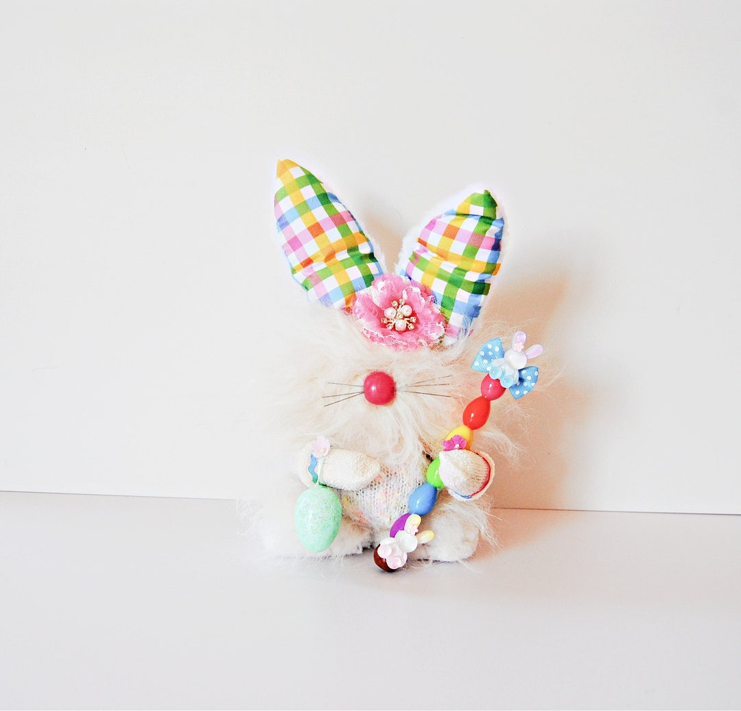 Easter Bunny Gnome Rabbit Gnome Bendable Ears Rabbit Easter Egg Gnome ...