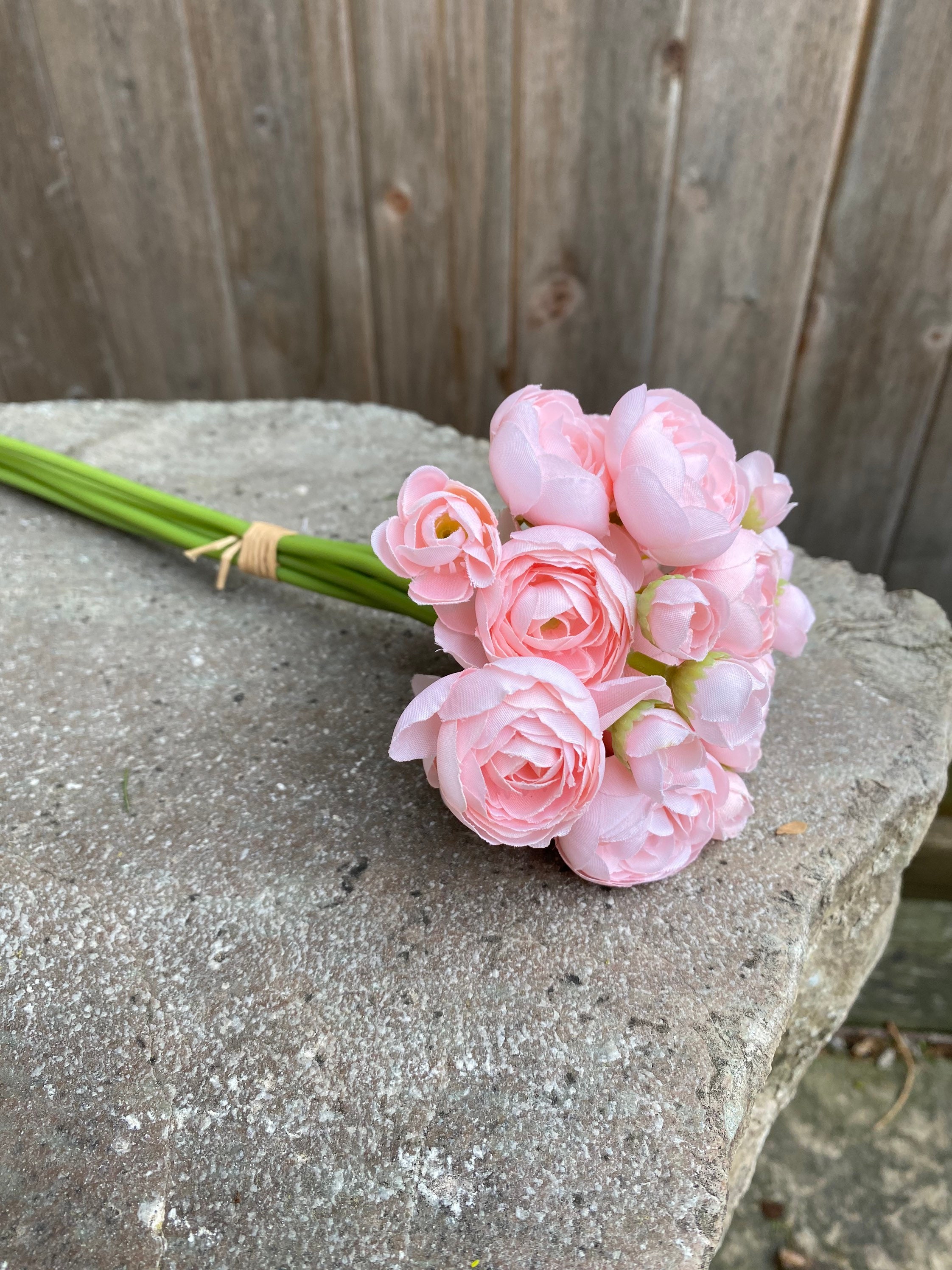 Silk Ranunculus faux Ranunculus Silk Stems floral stems Etsy