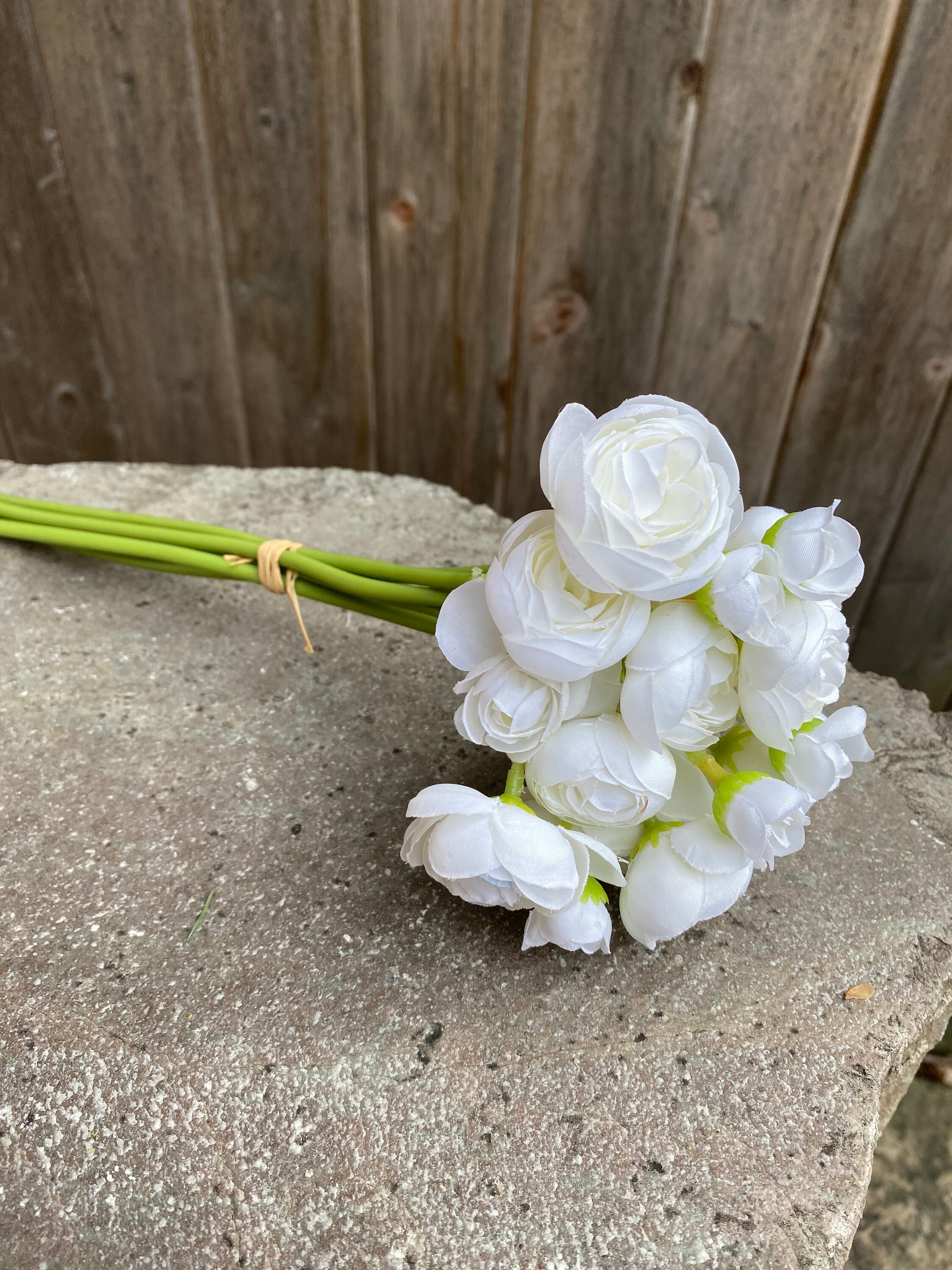 Silk Ranunculus faux Ranunculus Silk Stems floral stems Etsy