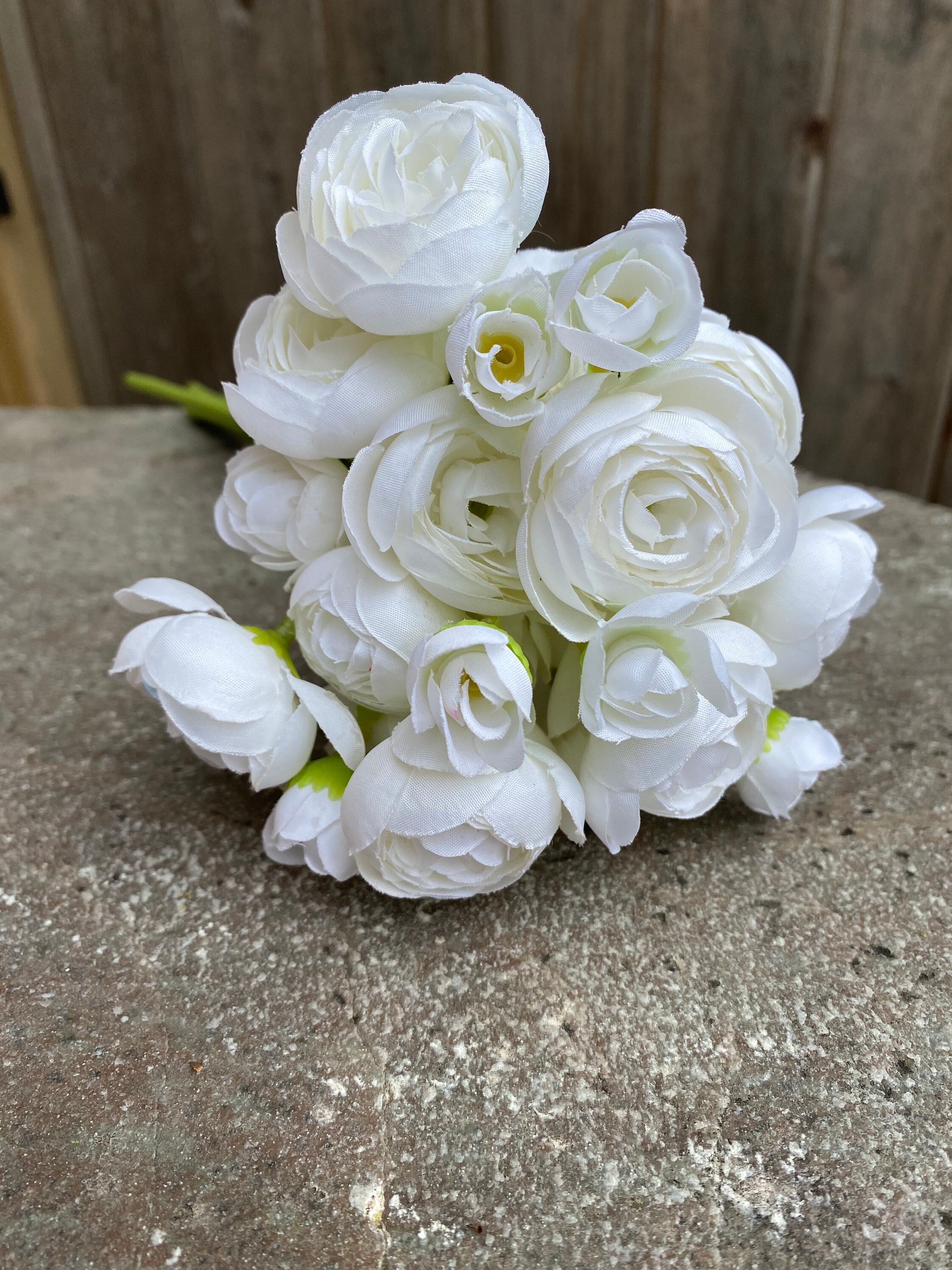 Silk Ranunculus faux Ranunculus Silk Stems floral stems Etsy