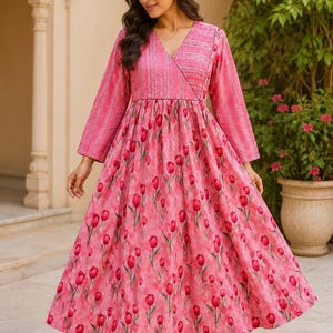 indian cotton boho dresses for sale Indian Summer" Gauzy Indian Cotton Bohemian Dress  Honeywood