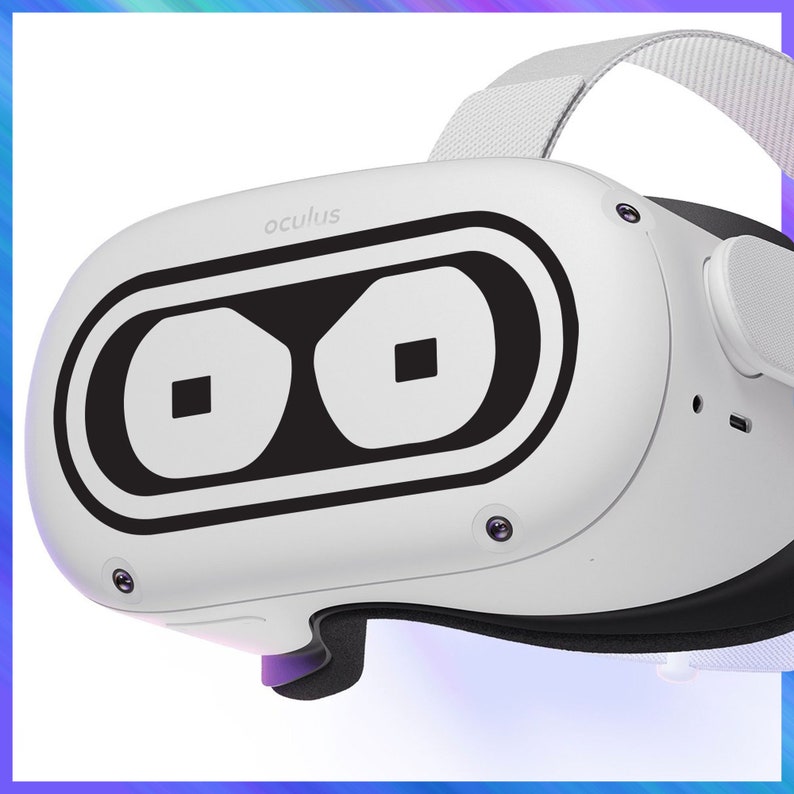 Oculus quest 2 decal Futurama bender eyes funny sticker decal Etsy