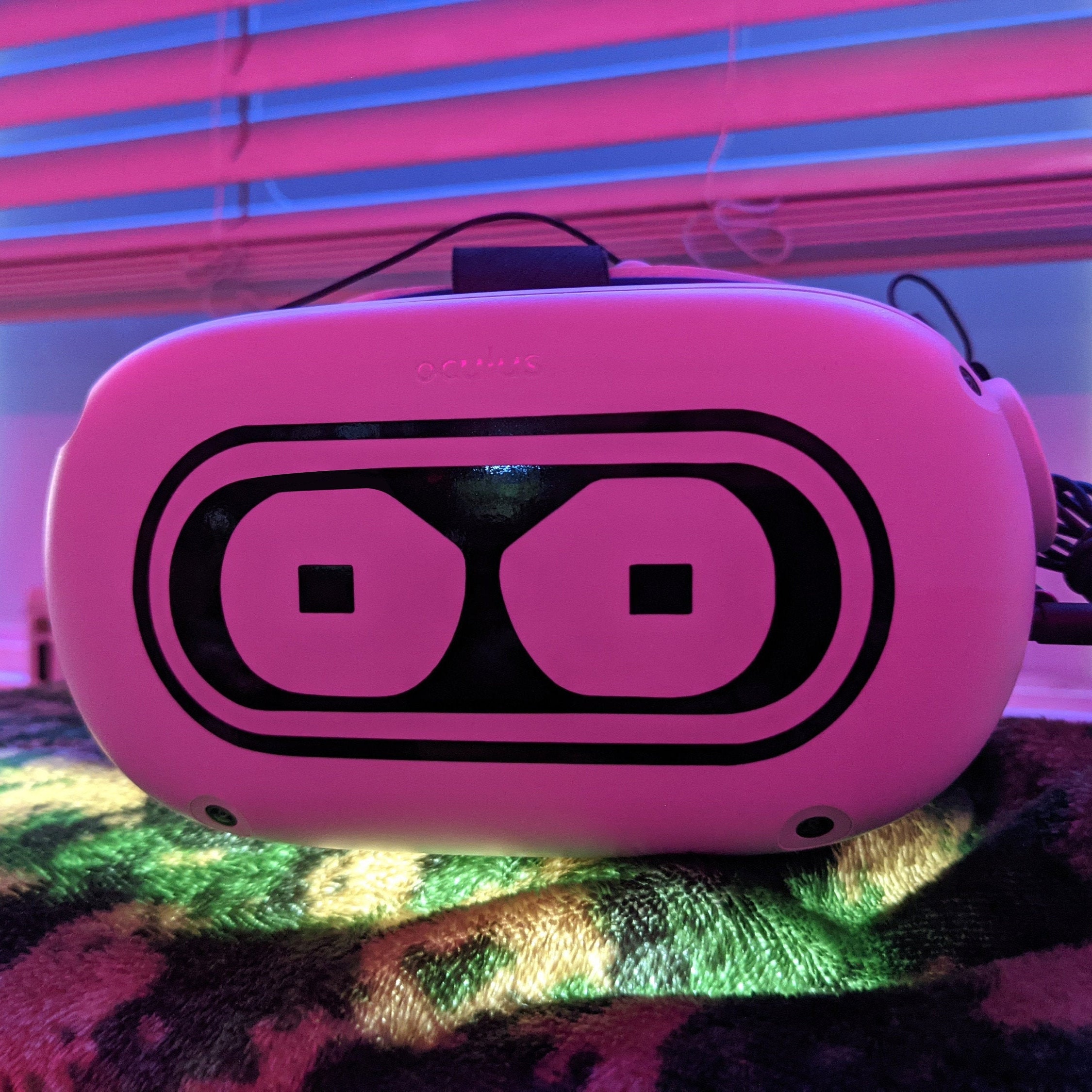 Bender Eyes Funny Vinyl Decal Fits Oculus Quest/Rift PSVR Headset 