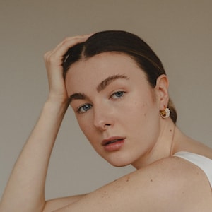 Pearl Hoop Earrings Gold | Pearl Huggie Earrings | Small Gold Hoop Earrings | Wedding Earrings | Pearl Earrings