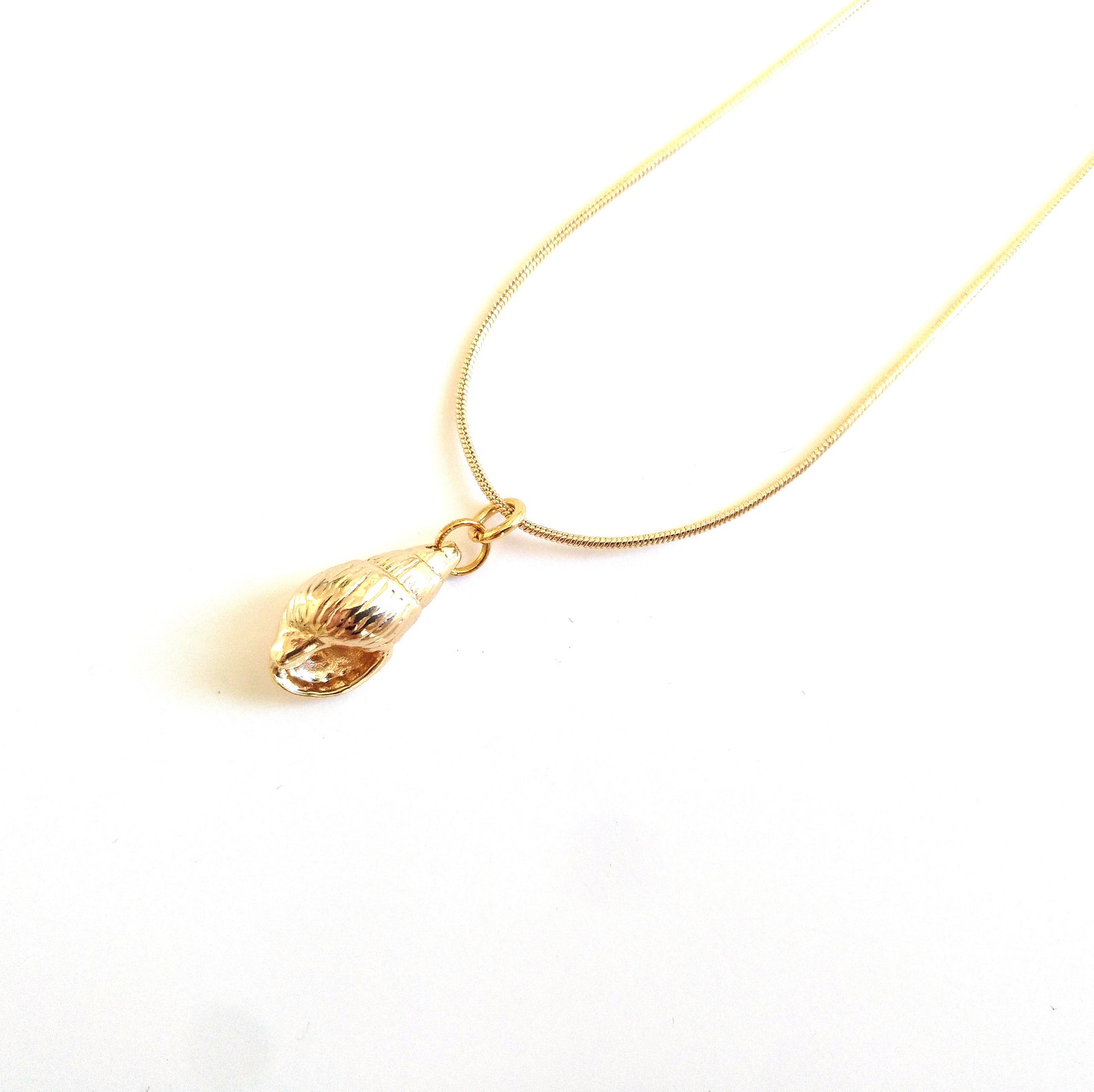 Gilded shell chain Etsy