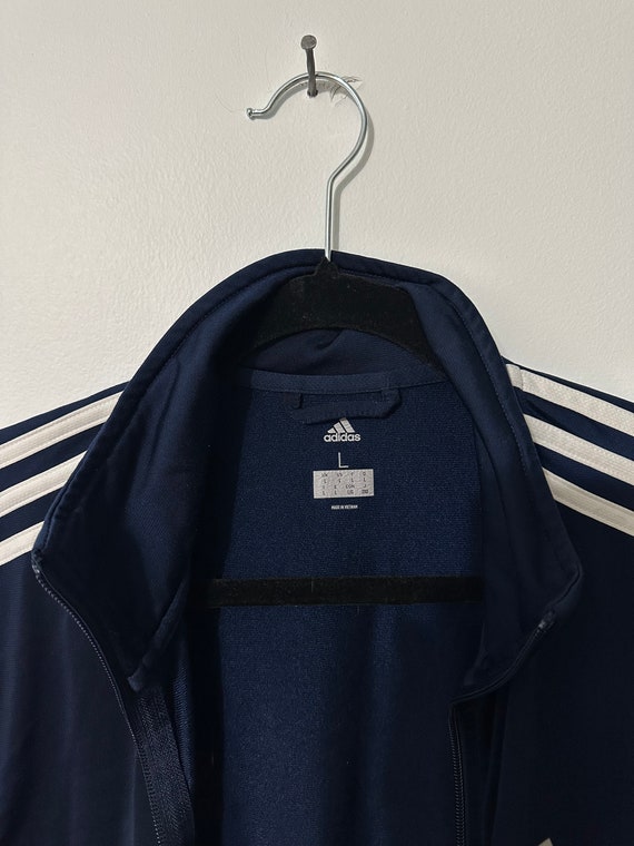 Adidas Track Suit Jacket / Navy Blue Adidas / Size LARGE - Etsy