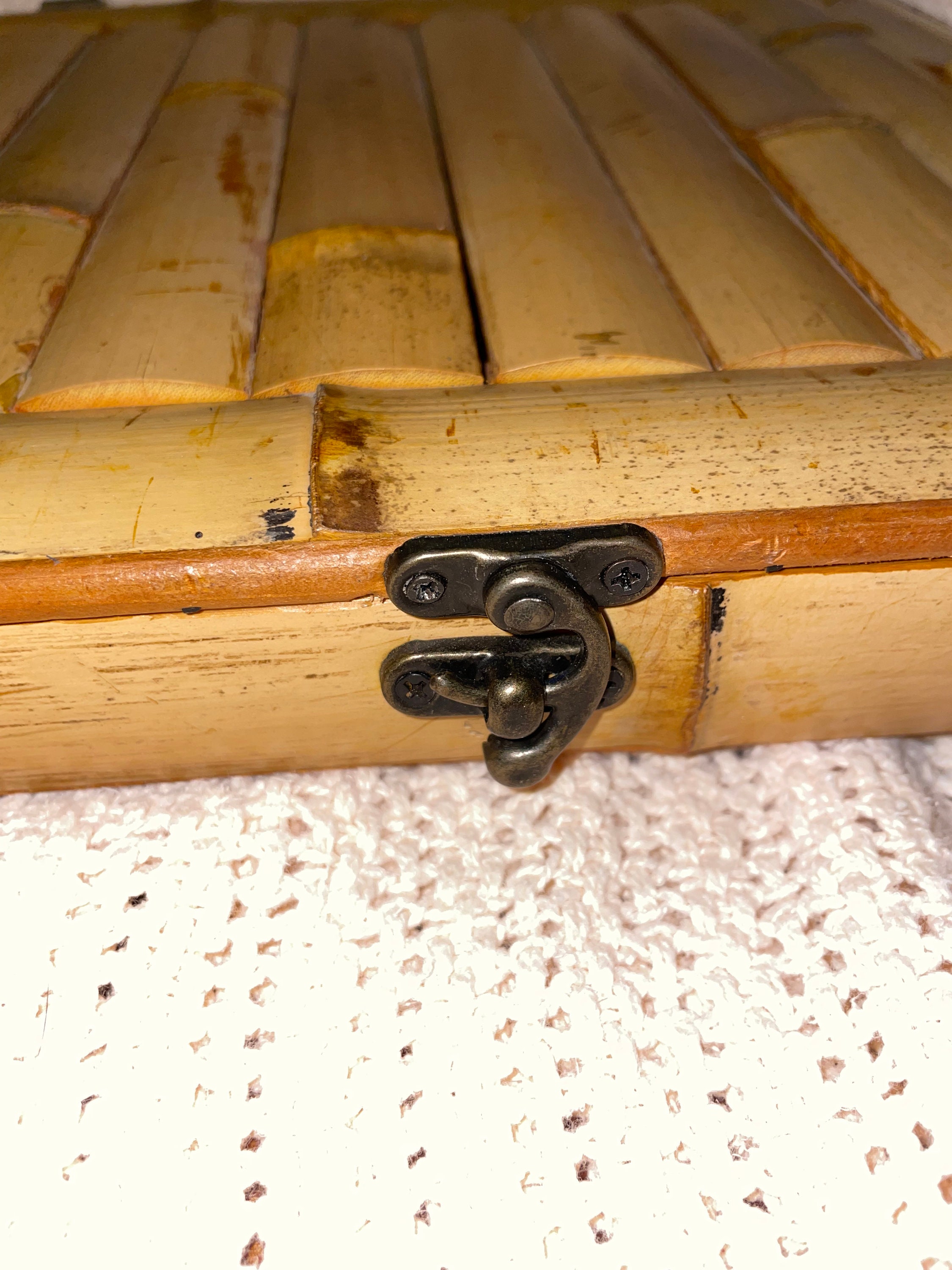 Cofre de bambú con compartimentos | Etsy