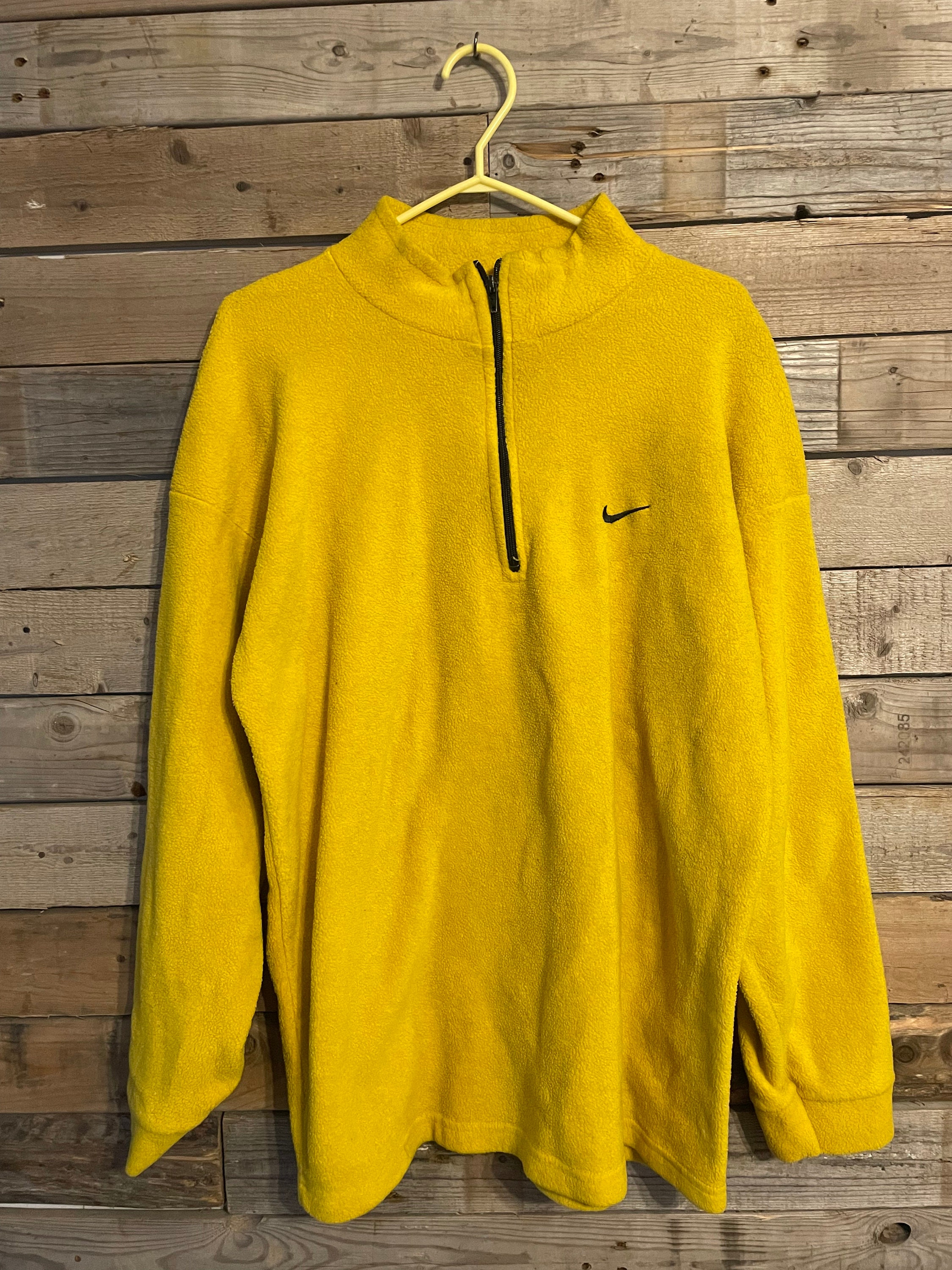 Vintage Nike Fleece / Large / Quarter Zip - Etsy