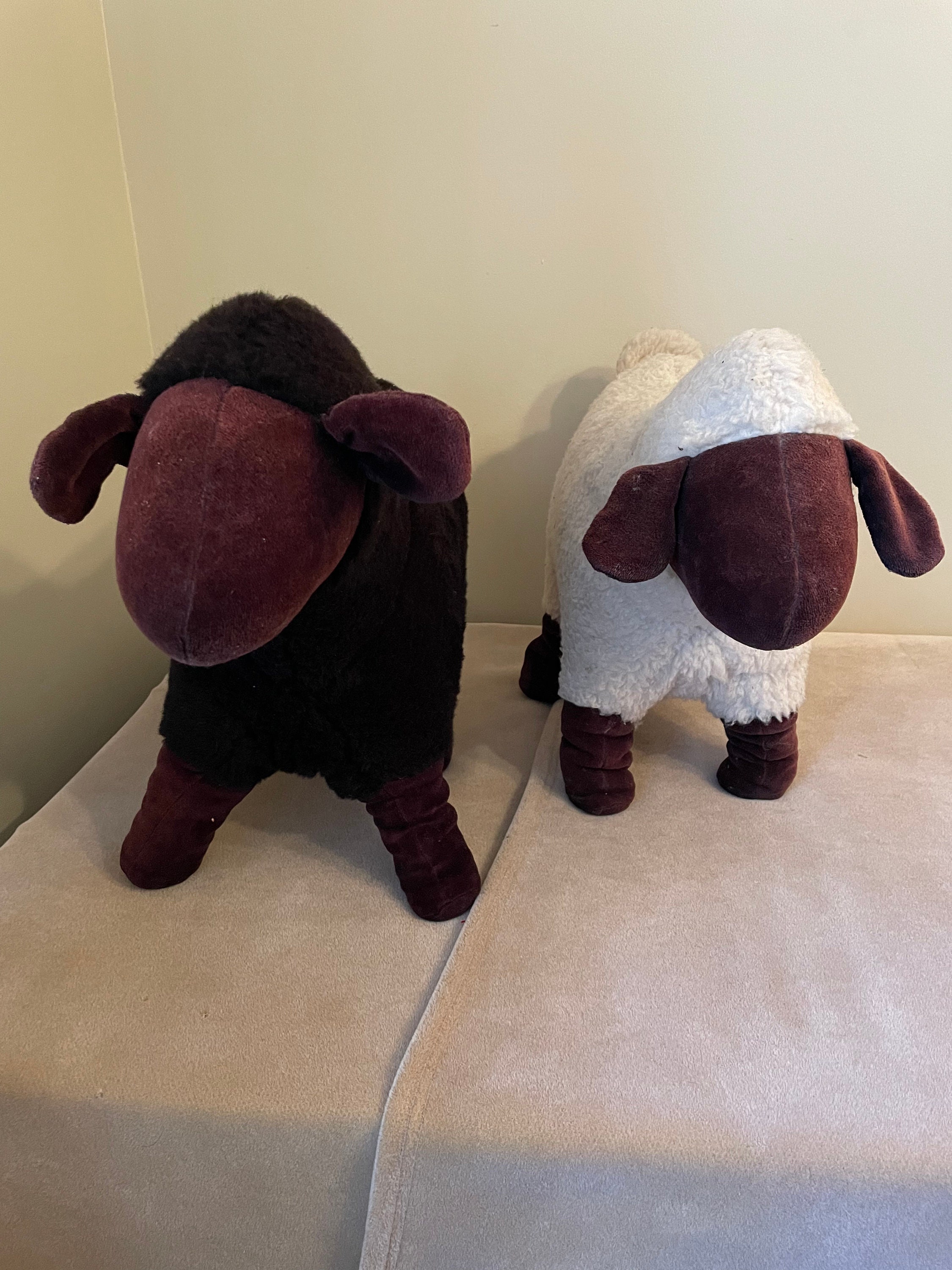 large plush lamb