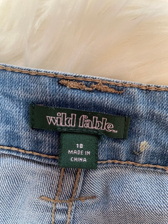 Wild Fable Floral Denim Shorts Size 18 