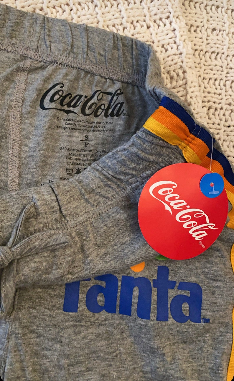 Coca Cola FANTA Track Pants Mens Size Small Etsy