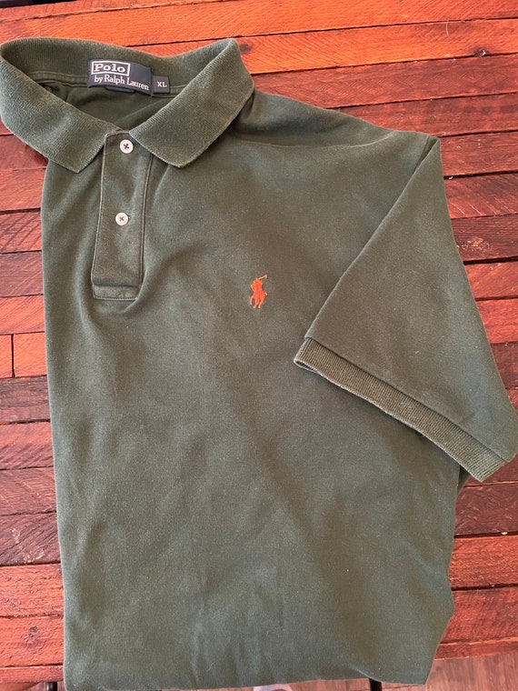 Omleiden leraar Gorgelen Polo Ralph Lauren Polo Collar Shirt XL Hunter Green - Etsy
