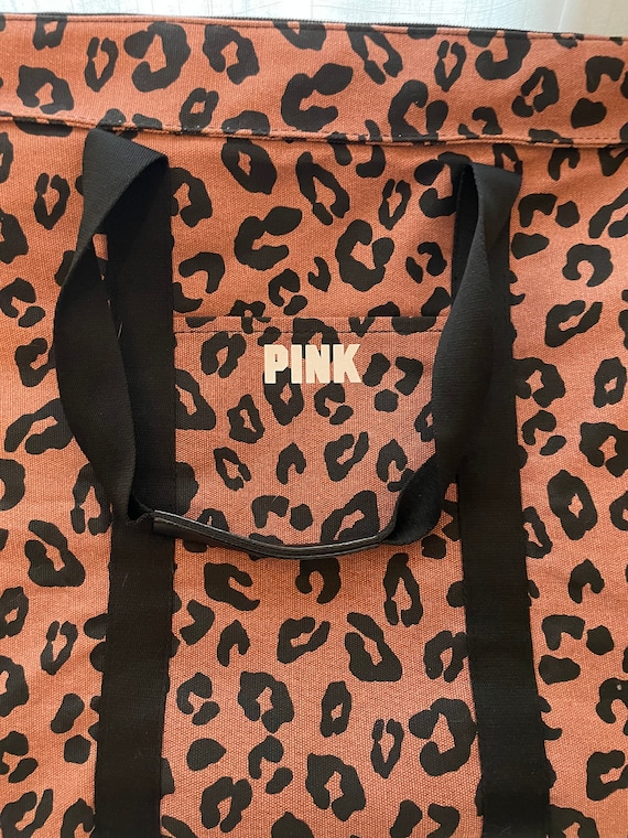Large Leopard pink Duffel Bag Bag / PINK Bag / Leopard Bag