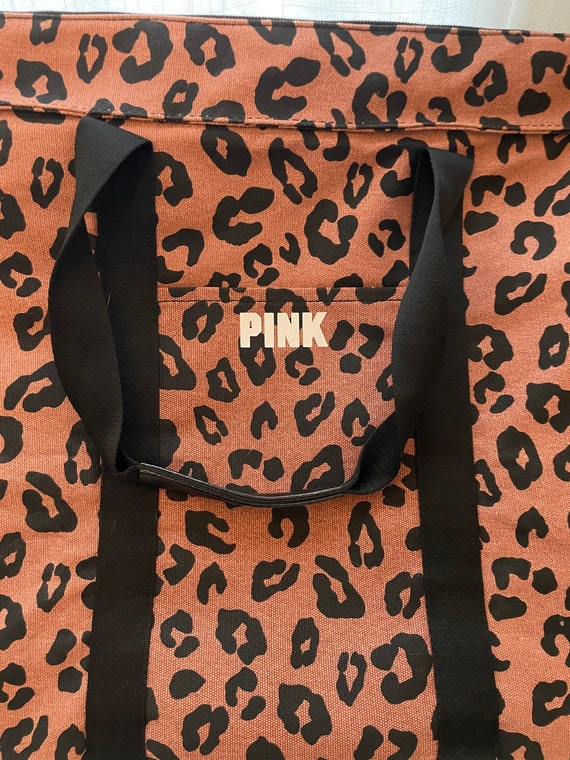 Large Leopard pink Duffel Bag Bag / PINK Bag / Leopard Bag