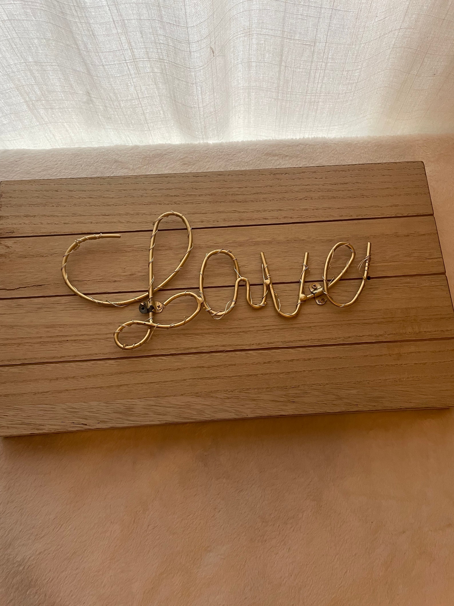 Wooden LOVE Sign / Handwritten Love Sign / Cursive Love Sign Etsy