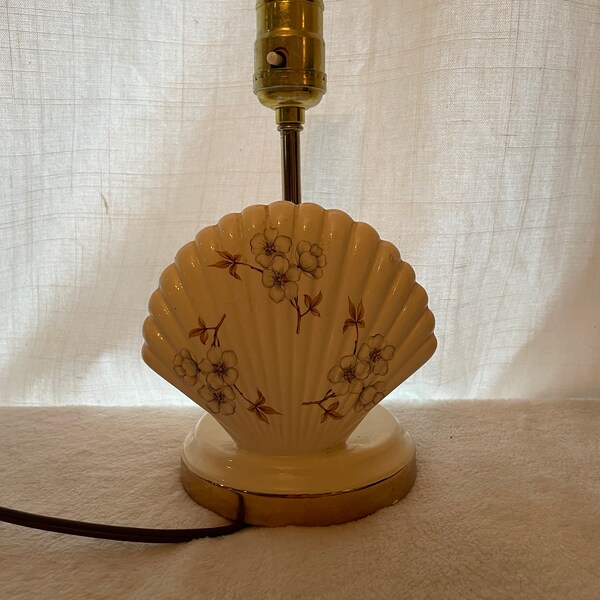Ceramic Seashell Lamp Etsy