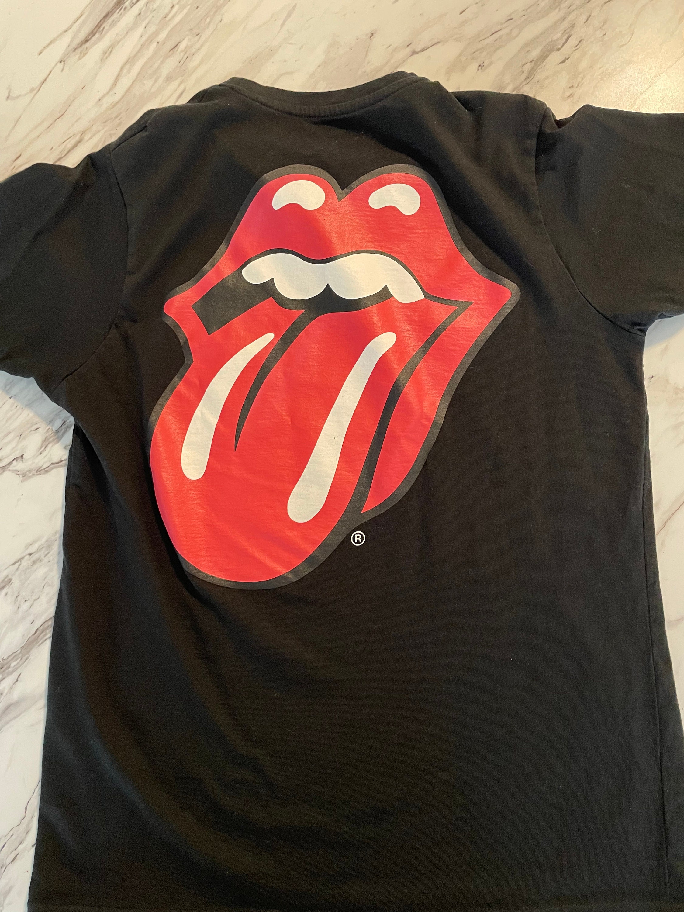 The Rolling Stones - Retro 70s Vibe Unisex Small T-Shirt - Black