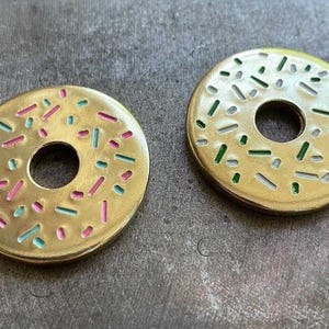 Custom BRASS donut golf ball marker