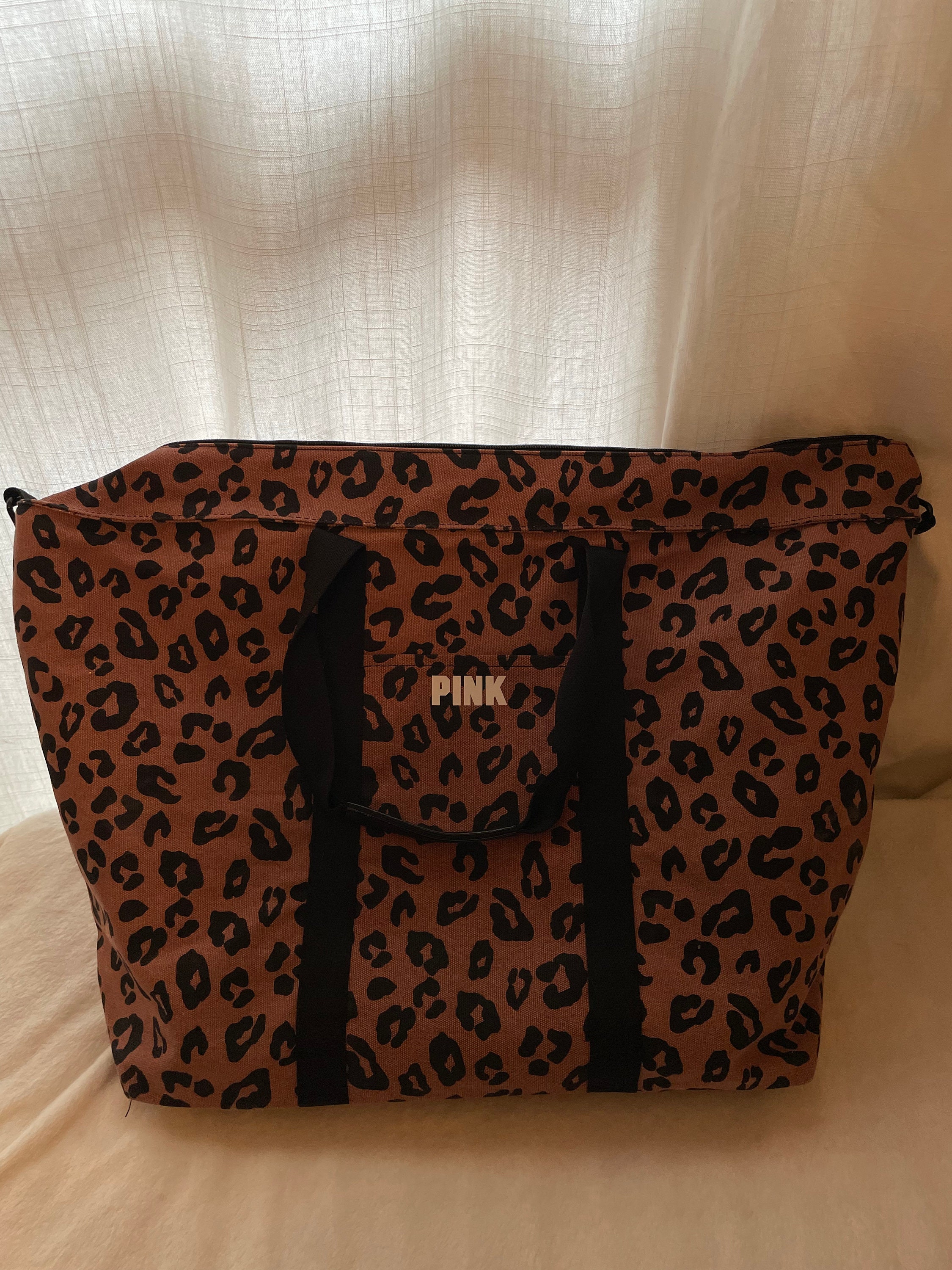 Large Leopard pink Duffel Bag Bag PINK Bag Leopard Bag Cheetah Print Bag Etsy Canada