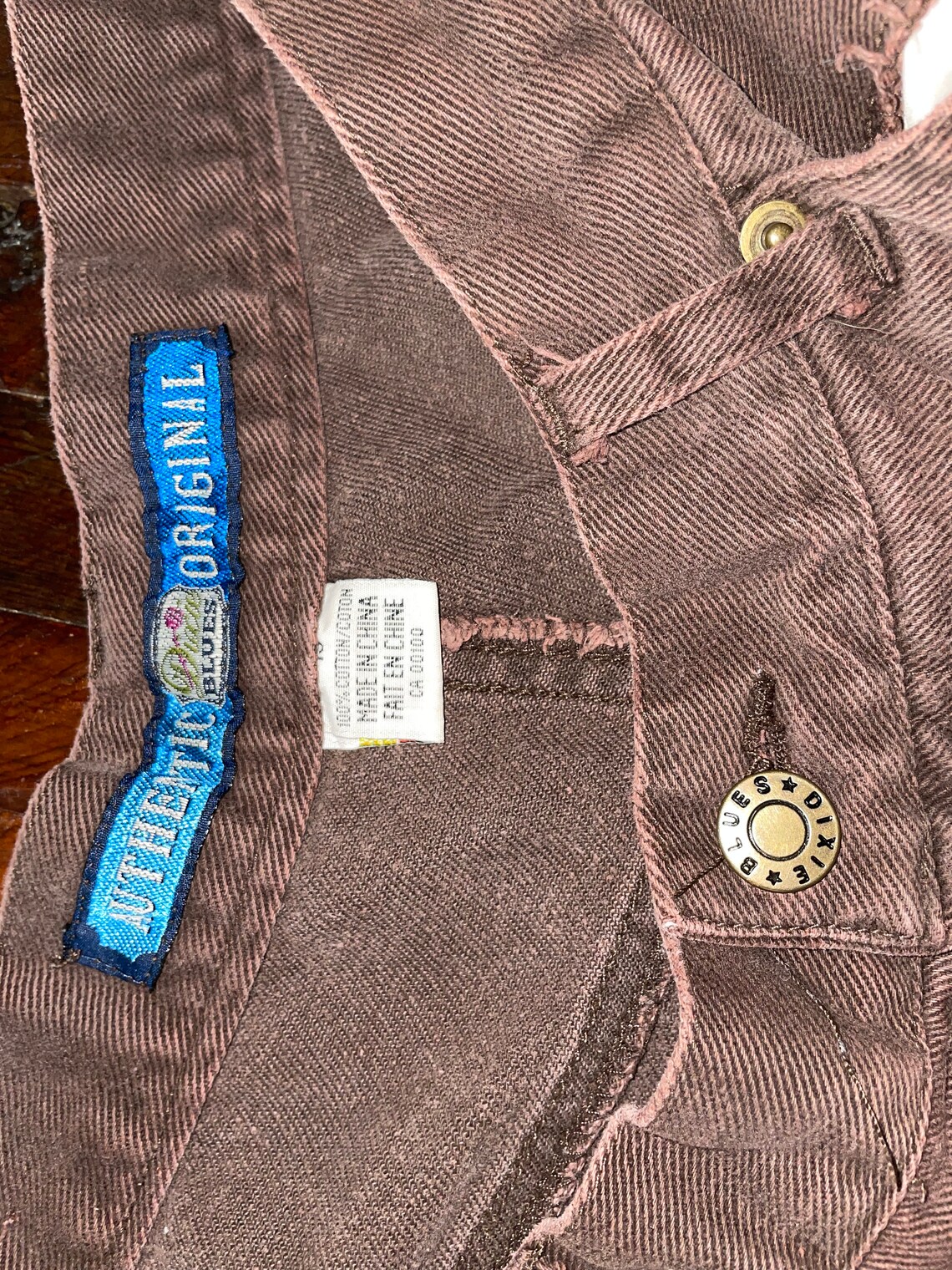 Vintage Authentic Dixie Blue Originals High Waisted Jeans - Etsy