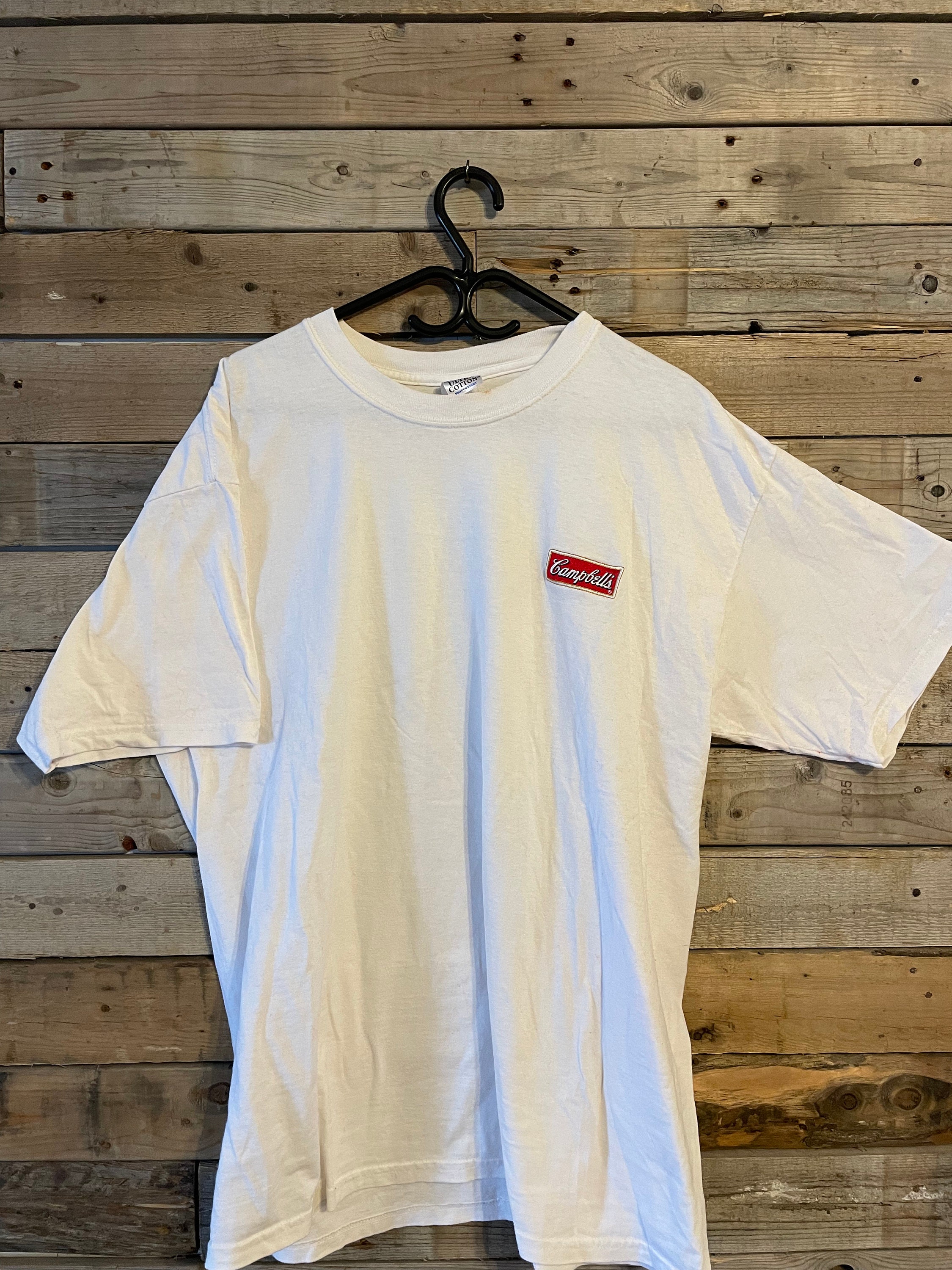 CAMPBELL SOUP 1988 Vintage Hot Tomato Soup Design T-shirt