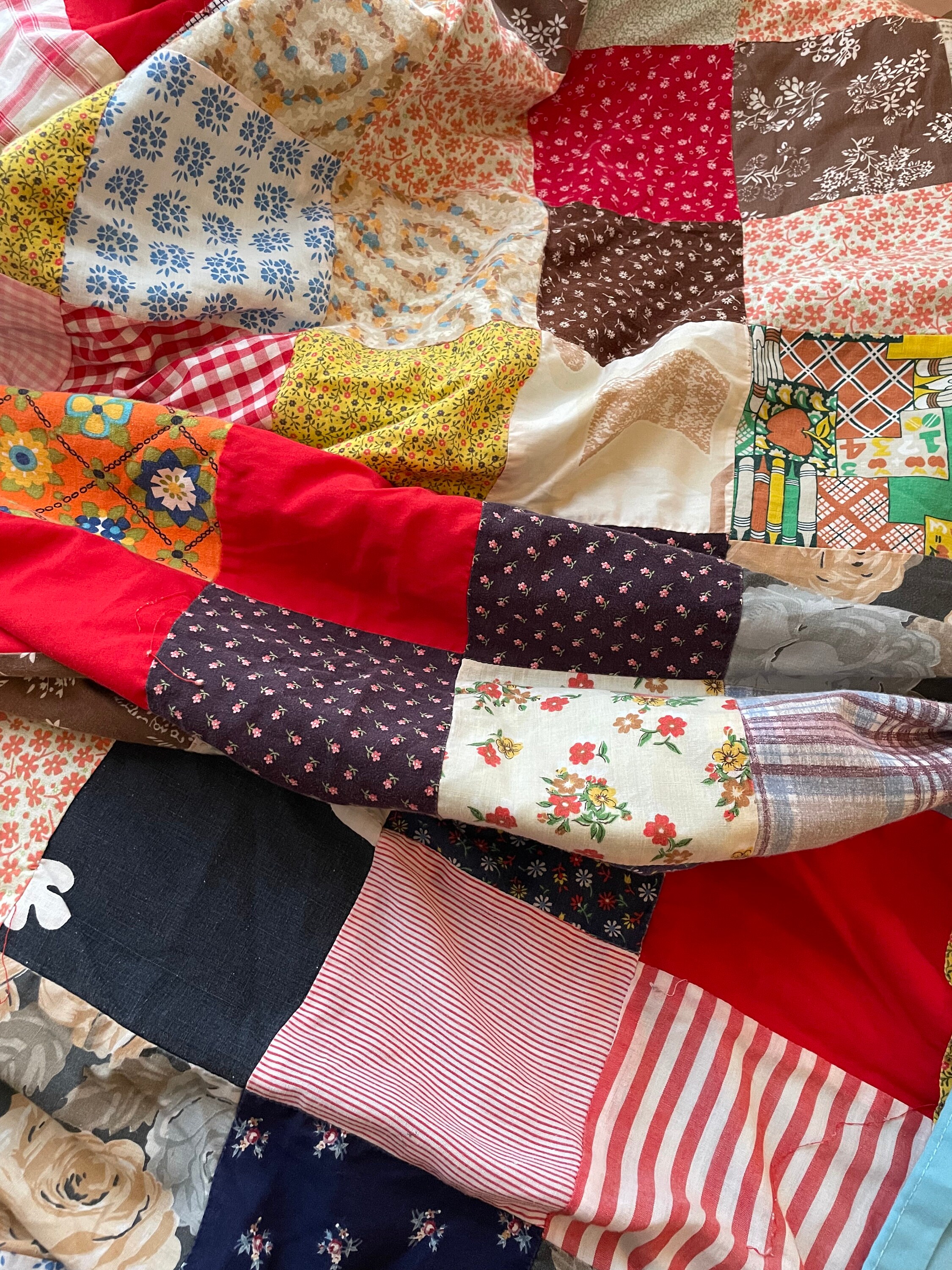 Hand Made Quilt / Double Quilt / Boho Quilt Etsy