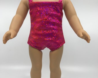 18 inch Doll One Piece Swimsuit and Coverup