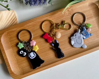 Ghibli Inspired Keychains | Light-Weight Polymer Clay | Filipino-Owned | Handmade Gifts