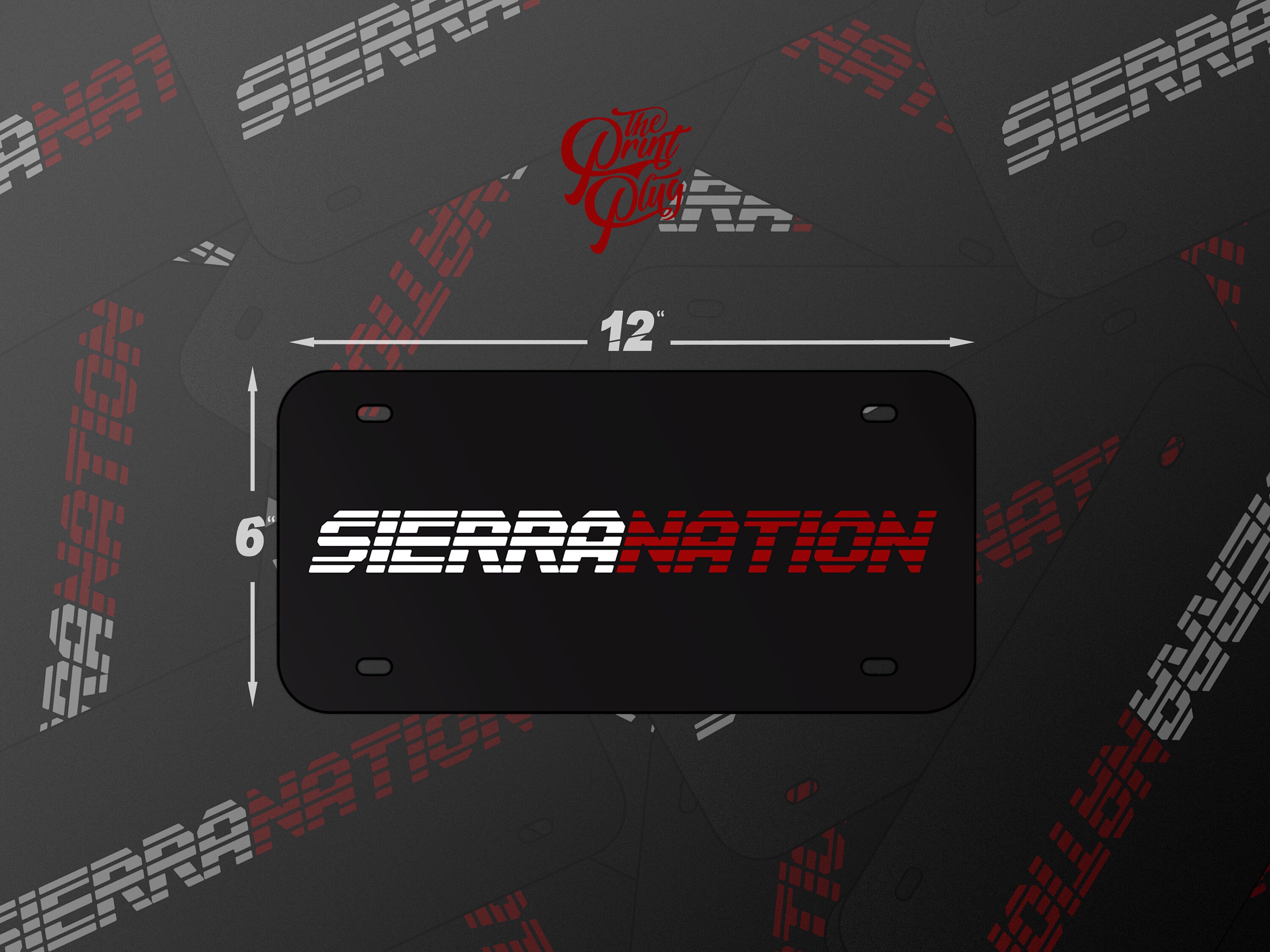 6x12 custom sublimation license plate Etsy