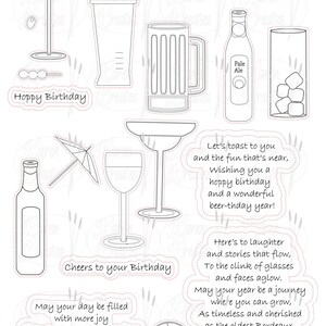 Digitale postzegels Happy Hour