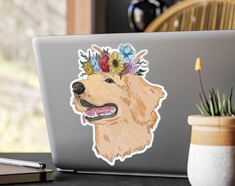 Calcomanía de diseño de Labrador: ¡Expresa tu amor por los laboratorios con calcomanías de vinilo vibrantes! / Pegatinas Labrador / Pegatina Dog Lover / Botella de agua Lab