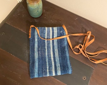 Vintage Indigo Antique Cloth Bag