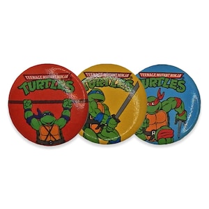 Vintage TMNT Buttons