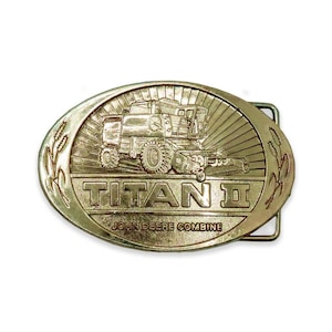John Deere Titan II Vintage Belt Buckle