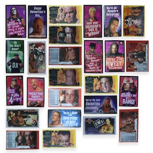 Cartes de lutte vintage pour la Saint-Valentin